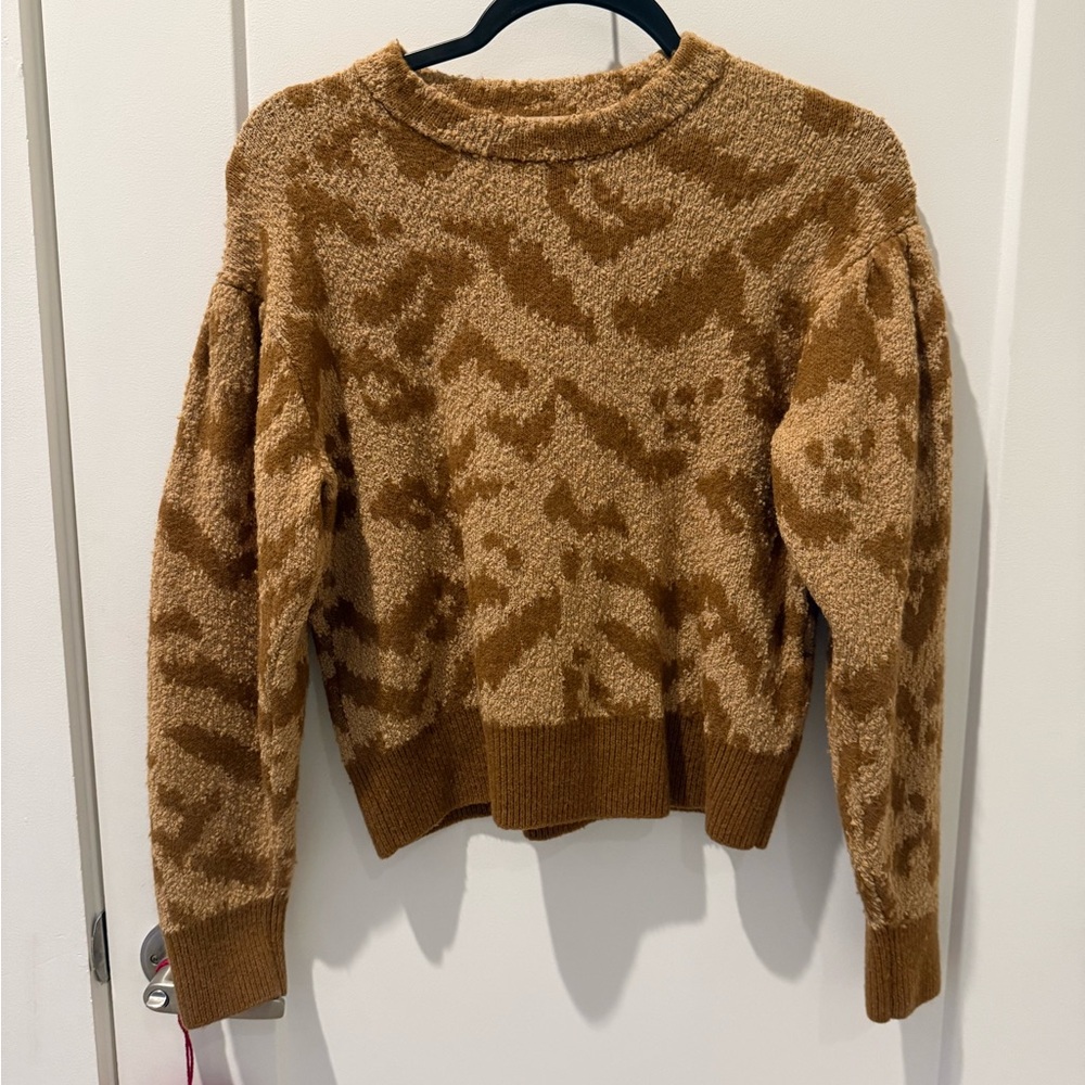 Brown Patterned Sweater - Picture 6 of 9